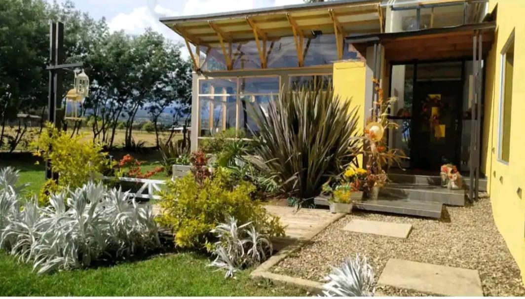 Vila Amonita Casa Campestre, Via Tunja Paipa Exteriér fotografie