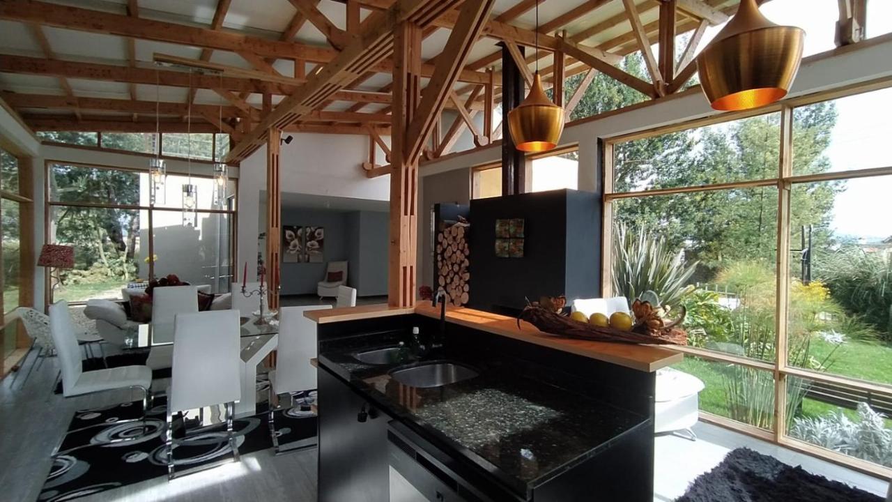 Vila Amonita Casa Campestre, Via Tunja Paipa Exteriér fotografie